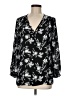 Adrienne Vittadini 100% Polyester Black Long Sleeve Blouse Size M - photo 1