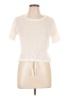 Sweet Lemon Ivory Short Sleeve Top Size L - photo 1