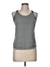 Nike 100% Polyester Gray Active Tank Size M - photo 1