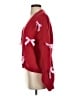 Luna Ivy 100% Polyester Red Cardigan Size S - photo 5