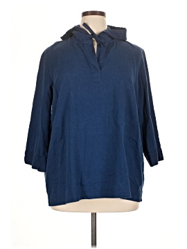 Ellen Tracy 3/4 Sleeve Button Down Shirt