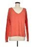 Lucky Brand Solid Orange Pullover Sweater Size M - photo 1