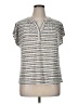 Bobeau Silver Short Sleeve Blouse Size 1X - photo 1
