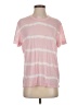Rivet & Thread Stripes Pink Short Sleeve T-Shirt Size XXS - photo 1