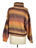 Old Navy Color Block Orange Turtleneck Sweater Size M - photo 2