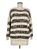 La Fee Verte Animal Print Ivory Pullover Sweater Size M - photo 1