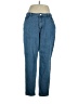 Missguided Solid Blue Jeans Size 14 - photo 1