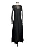 DKNY 100% Polyester Black Casual Dress Size 4 - photo 1