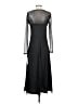 DKNY 100% Polyester Black Casual Dress Size 4 - photo 2