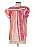 Devotion Twins 100% Cotton Pink Short Sleeve Blouse Size XS - photo 2