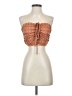 Cider Chevron-herringbone Orange Tube Top Size XS - photo 1