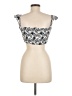 Lulus 100% Rayon Silver Sleeveless Blouse Size M - photo 2