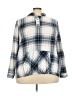 Robert Louis Plaid Blue Pullover Sweater Size 3X - photo 1