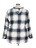 Robert Louis Plaid Blue Pullover Sweater Size 3X - photo 2