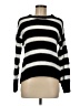 rue21 100% Polyester Stripes Black Pullover Sweater Size M - photo 1