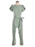 Calvin Klein Solid Green Jumpsuit Size 6 - photo 1
