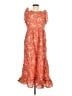 Universal Thread Paisley Orange Casual Dress Size M - photo 1
