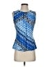 Calvin Klein Blue Sleeveless Blouse Size S - photo 1