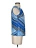 Calvin Klein Blue Sleeveless Blouse Size S - photo 4