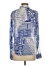 Green Dragon 100% Polyester Blue Long Sleeve Blouse Size XS - photo 2