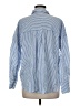 Zara Blue Long Sleeve Button-Down Shirt Size M - photo 2