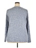 Popyoung Blue Long Sleeve Blouse Size 3X - photo 2