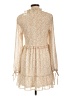 Versona 100% Polyester Paisley Tan Casual Dress Size L - photo 2