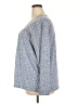 Popyoung Blue Long Sleeve Blouse Size 3X - photo 5