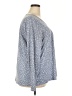 Popyoung Blue Long Sleeve Blouse Size 3X - photo 4