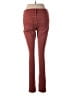 Old Navy Color Block Burgundy Jeans Size 6 - photo 2