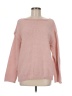 Unbranded 100% Polyester Solid Pink Pullover Sweater Size M - photo 1