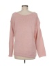 Unbranded 100% Polyester Solid Pink Pullover Sweater Size M - photo 2