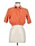 Assorted Brands 100% Cotton Orange 3/4 Sleeve Blouse Size M - photo 1