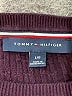 Tommy Hilfiger 100% Cotton Purple Pullover Sweater Size L - photo 7