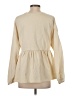 Zara Ivory Long Sleeve Top Size S - photo 2