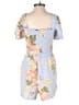 Billabong 100% Viscose Floral Blue Romper Size M - photo 2