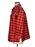 Orvis Checkered-gingham Burgundy Long Sleeve Button-Down Shirt Size L (estimated) - photo 5