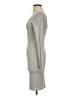 Popular Basics Solid Gray Cocktail Dress Size S - photo 5