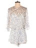 Lovers + Friends Polka Dots Blue Ivory Romper Size S - photo 1