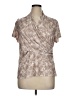 Violets & Roses Brown Short Sleeve Turtleneck Size 1X - photo 1
