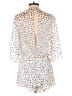 Lovers + Friends Polka Dots Blue Ivory Romper Size S - photo 2
