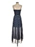 Andrew Charles 100% Polyester Polka Dots Blue Casual Dress Size XS - photo 2