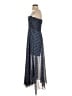 Andrew Charles 100% Polyester Polka Dots Blue Casual Dress Size XS - photo 5