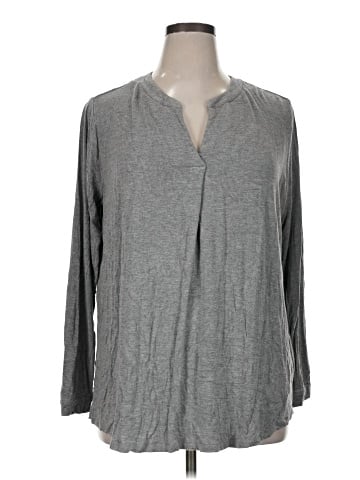 Travelsmith Long Sleeve Henley (view 1)