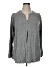 Travelsmith Gray Long Sleeve Henley Size XL - photo 1