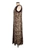 Perceptions Metallic Brown Cocktail Dress Size L - photo 5