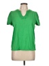 Rafaella 100% Cotton Green Short Sleeve Top Size L - photo 1