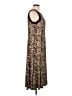 Perceptions Metallic Brown Cocktail Dress Size L - photo 4