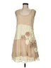 Ryu 100% Polyester Color Block Tan Casual Dress Size M - photo 1