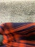 Denim & Co Plaid Orange Pullover Sweater Size XL - photo 7